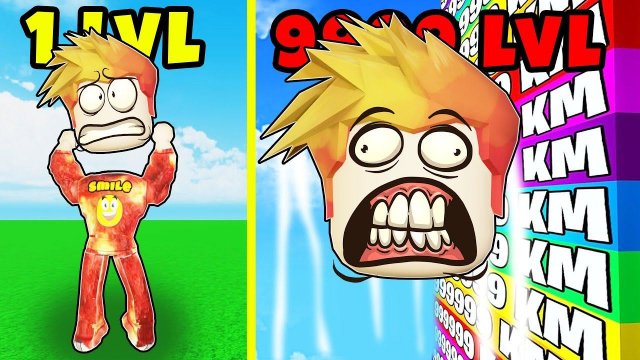 МОЯ ГОЛОВА УЛЕТЕЛА ВЫШЕ ОБЛАКОВ! ЭВОЛЮЦИЯ УДАРА и ПОЛЁТА ГОЛОВЫ в КОСМОС! Roblox