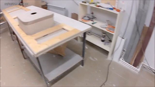 Столешница из искусственного камня производство.