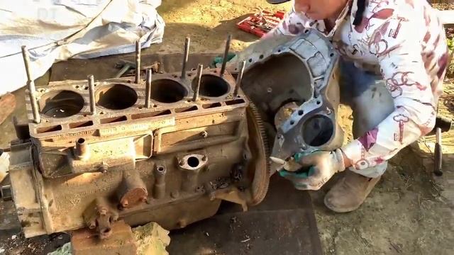 Полная реставрация древнего УАЗ 469 | Реставрация и ремонт старинных автомобилей уаз 469