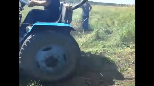 Самодельный трактор с двигателем от ВАЗ