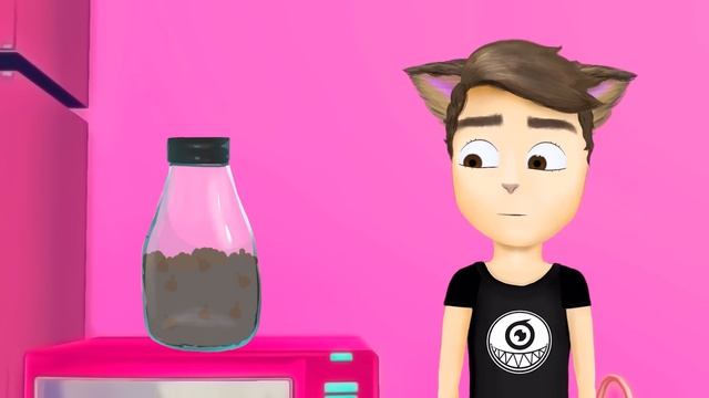 Моникот стал маленьким на 24 часа ? анимация Настик