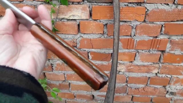 Охотничный нож из ручной косы