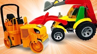 Игрушечные машины помощники. Видео для детей про рабочие машинки.mp4