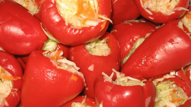 Фаршированный перец на зиму