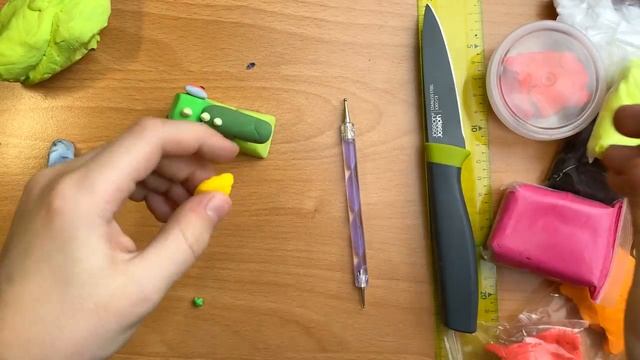 Инженерный монстр из Мультики про танки Лепим из Пластилина своими руками Туториал