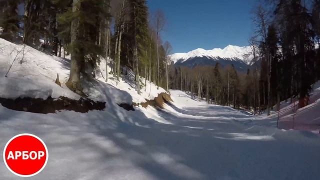 Роза Хутор красные трассы / Обзор красных трасс