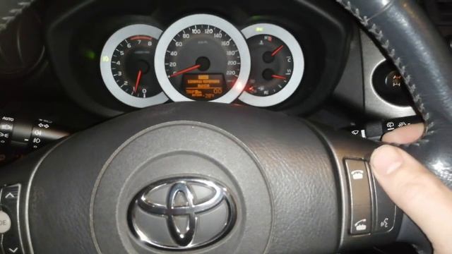 Рав4 ха30.Настройки приборной панели тойота.
