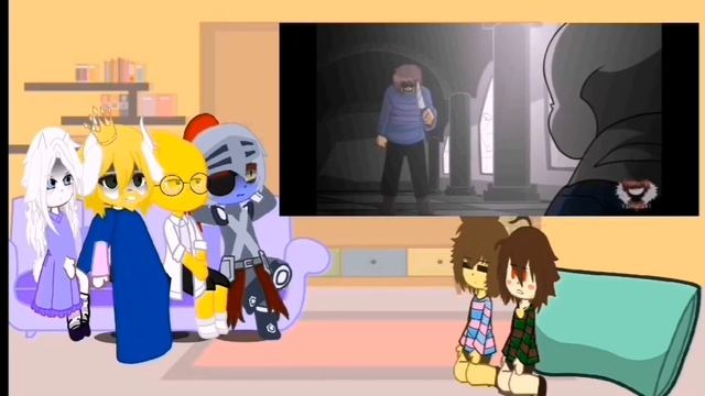 реакция андертейл на LastBreath Sans animation