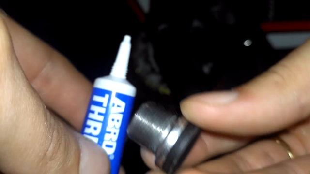 фиксатор резьбы (синий) threadlok ABRO решение проблемы откручивающиеся болты | КИТАЙ ВЕЛИК