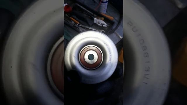 замена обводного ролика 1sz-fe тоета виц