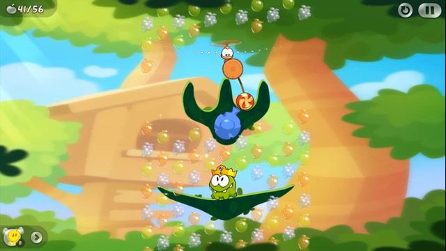 Ам Ням. Cut the Rope 2 - #4 (уровни 21-24) Прохождение на 3 звезды! Детское видео, игра как мультик