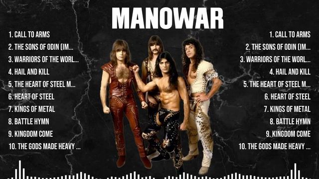 Manowar Top Hits Popular Songs   Top 10 Song Collection