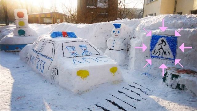 ДОРОЖНЫЕ ЗНАКИ ЗИМОЙ / Видео для детей / Развивающее видео / Мультик про дорожные знаки