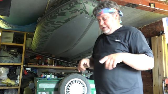 Крепление лодки ПВХ под потолок в гараже