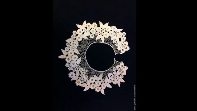 Винтажные воротники, связанные крючком. Подборка № 18 [1000 и 1 узор]