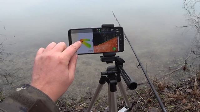 Поиск мест для рыбалки. Беспроводной эхолот Deeper CHIRP + | Рыбалка на Озере Х часть 2