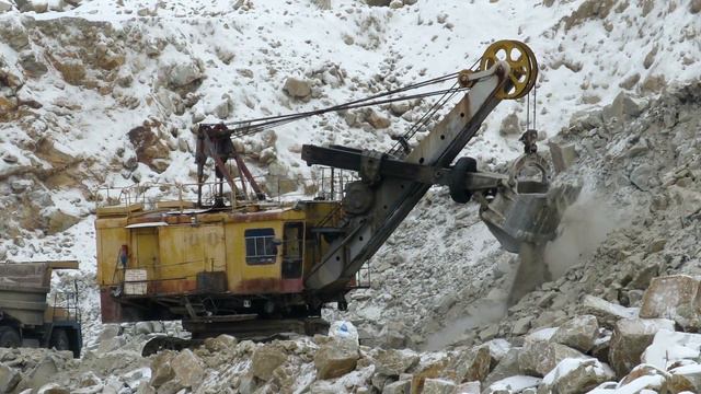 «Погрузка в карьере» Экскаватор ЭКГ-5А БЕЛАЗ-7540