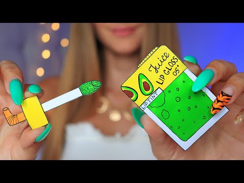 ASMR АСМР МАКИЯЖ И КОСМЕТИКА ? АВОКАДОВЫЙ БУМ!
