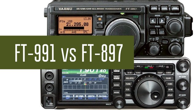 Недоработанный FT-897 и FT-991. Сравнение работы в полях. Два разных поколения Yaesu.