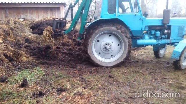Мтз 80 кун самодельный,погрузка,на заднюю навеску#