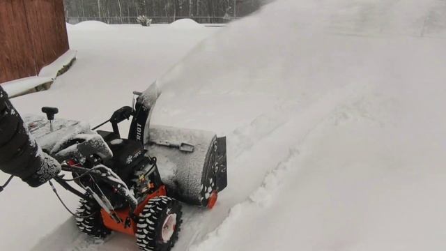 Снегоуборщик ПАТРИОТ "СИБИРЬ-110Е". Обзор и испытание.
