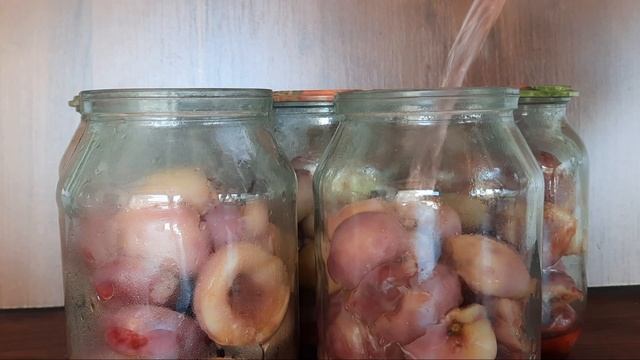 Компот из персиков на зиму. Простой,быстрый и очень вкусный рецепт!