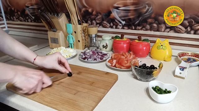 Вкусный салат с мидиями ┃ Лукошко Рецептов