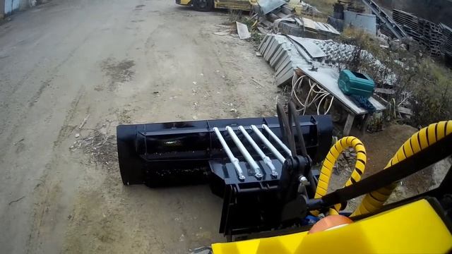 Отвал на мини погрузчик