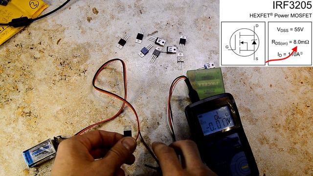 Поддельные полевые транзисторы #IRF3205 с алиэкспресс. Как проверить N-канальный транзистор IR3205