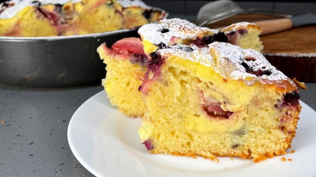 "Слишком вкусный" ПИРОГ! Вкуснее торта, а готовить проще (летом пеку чуть ли не каждую неделю)