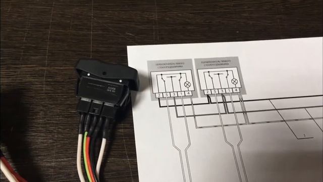 Подключение электростеклоподъемников на Renault Logan I faza 1