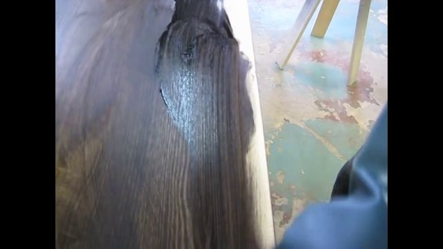 Покрытие мебельного щита маслом