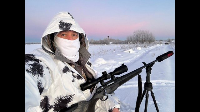 МОРОЗНОЕ ПОЛЕ 2024! ОХОТА С КАРАБИНОМ ATA ARMS TURQUA 308WIN!