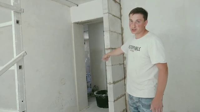 РЕМОНТ СТАРОЙ ХРУЩЁВКИ СВОИМИ РУКАМИ!!! ч.13 Выравнивание стен в ванной. Финишная шпаклёвка стен