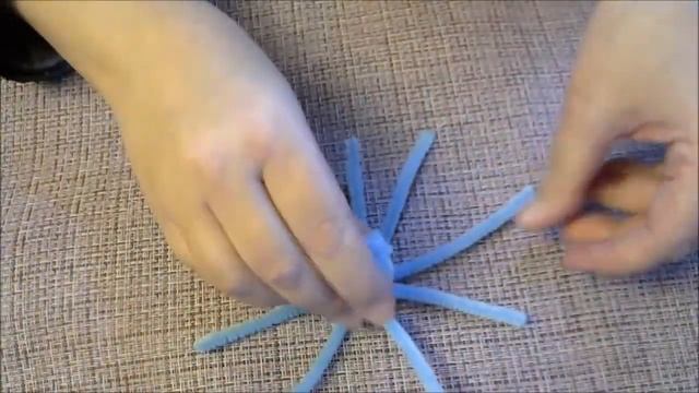 Поделки для детей. Синельная проволока. Осьминог