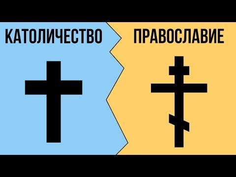 В чем разница между КАТОЛИЧЕСТВОМ и ПРАВОСЛАВИЕМ