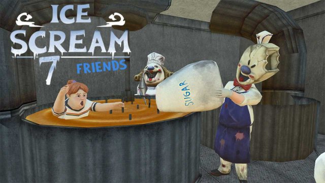 Мороженщик 7 - Официальный ( Фанмейд ) Все концовки / Ice Scream 7 - Official