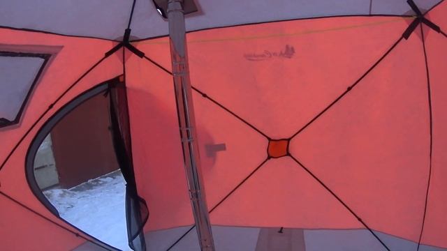 Зимняя палатка Мир Кемпинга-2017 и печь " пошехонка" к ней. Готовлюсь к зимнему сезону