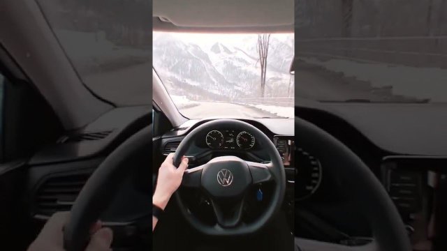 DRIVING IN THE MOUNTAINS