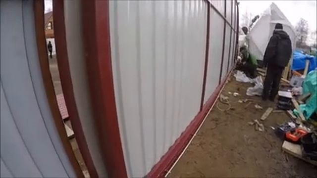 Установка откатных ворот 5м с электроприводом Дорхан