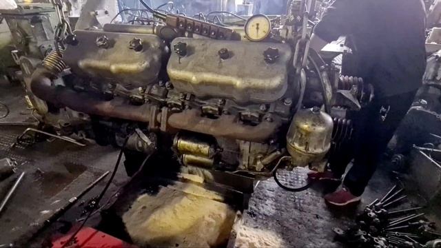 ямз 240 (v12) первый запуск после капитального ремонта