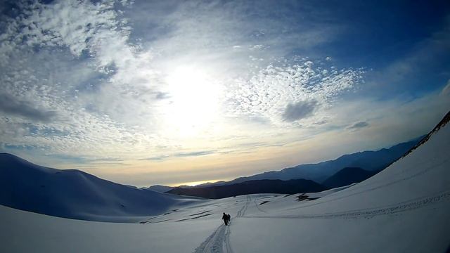 Снежное восхождение на хребет Нагой-Чук. Лаго-Наки