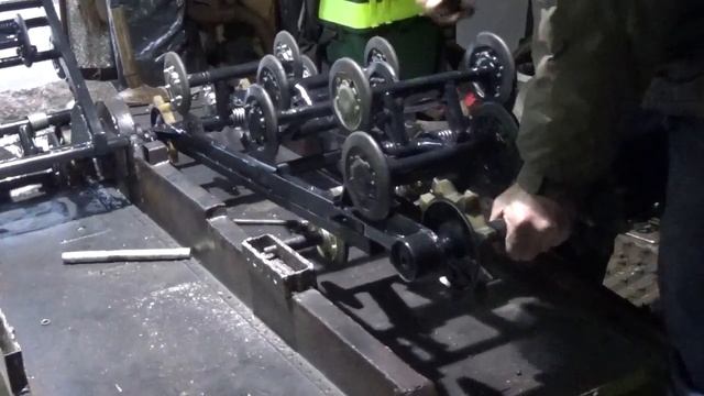 Будни пенсионера, переделка подвески снегохода Буран. часть 1.