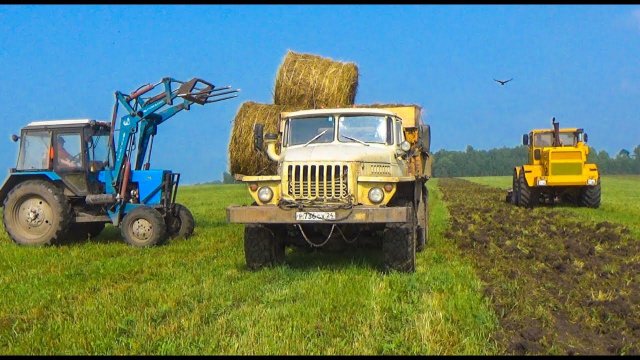 Сенокос, все смешалось! Дым, туман, дождь, жара, сено, пахота! Работаю на Урале, вожу сено.