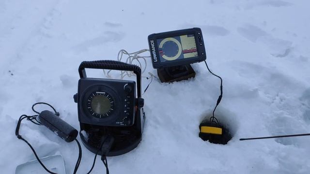 Зимний эхолот (флэшер) из Lowrance 7Ti + датчик китайского эхолота