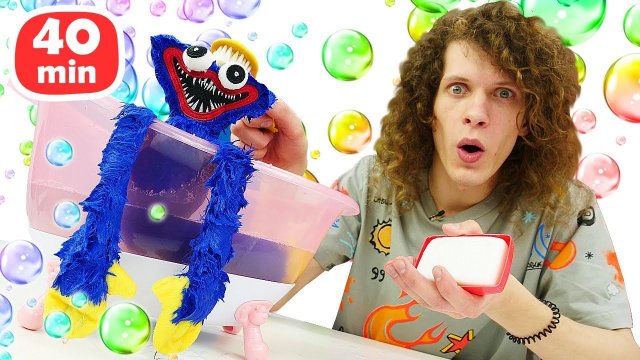 Веселая Школа: Хаги Ваги принимает ванну и другое! Развивающие мультики для малышей