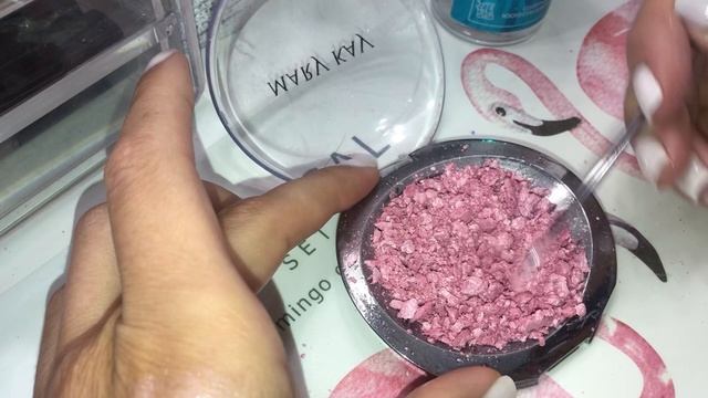 Как «склеить» разбитую пудру! Спасаем бронзер от «МАС» и румяна от «Mary Kaу»???