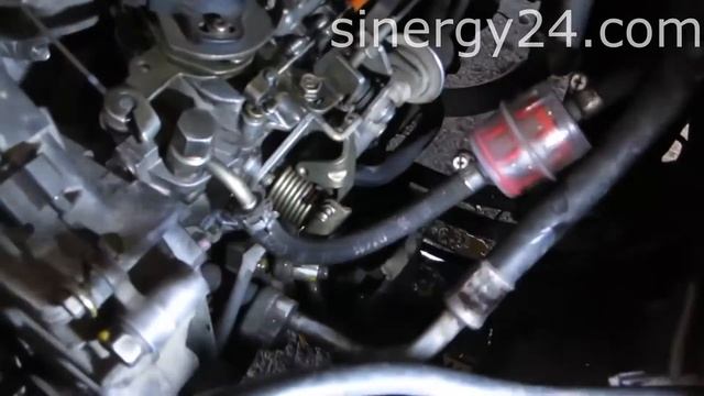 Установка подогревателя Лунфэй на Toyota Lite Ace Noah