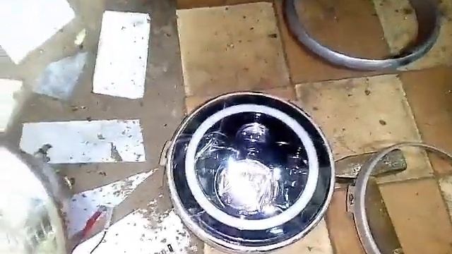 Замена штатных фар на ваз 2101 на диодные .