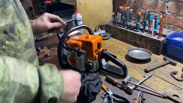 Правильная сборка бензопилы STIHL MS 180. Быстро и просто.